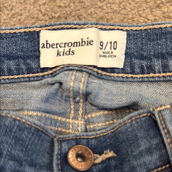 Abercrombie Kids Blue Distressed Mini Skirt Casual - Picture 3 of 6